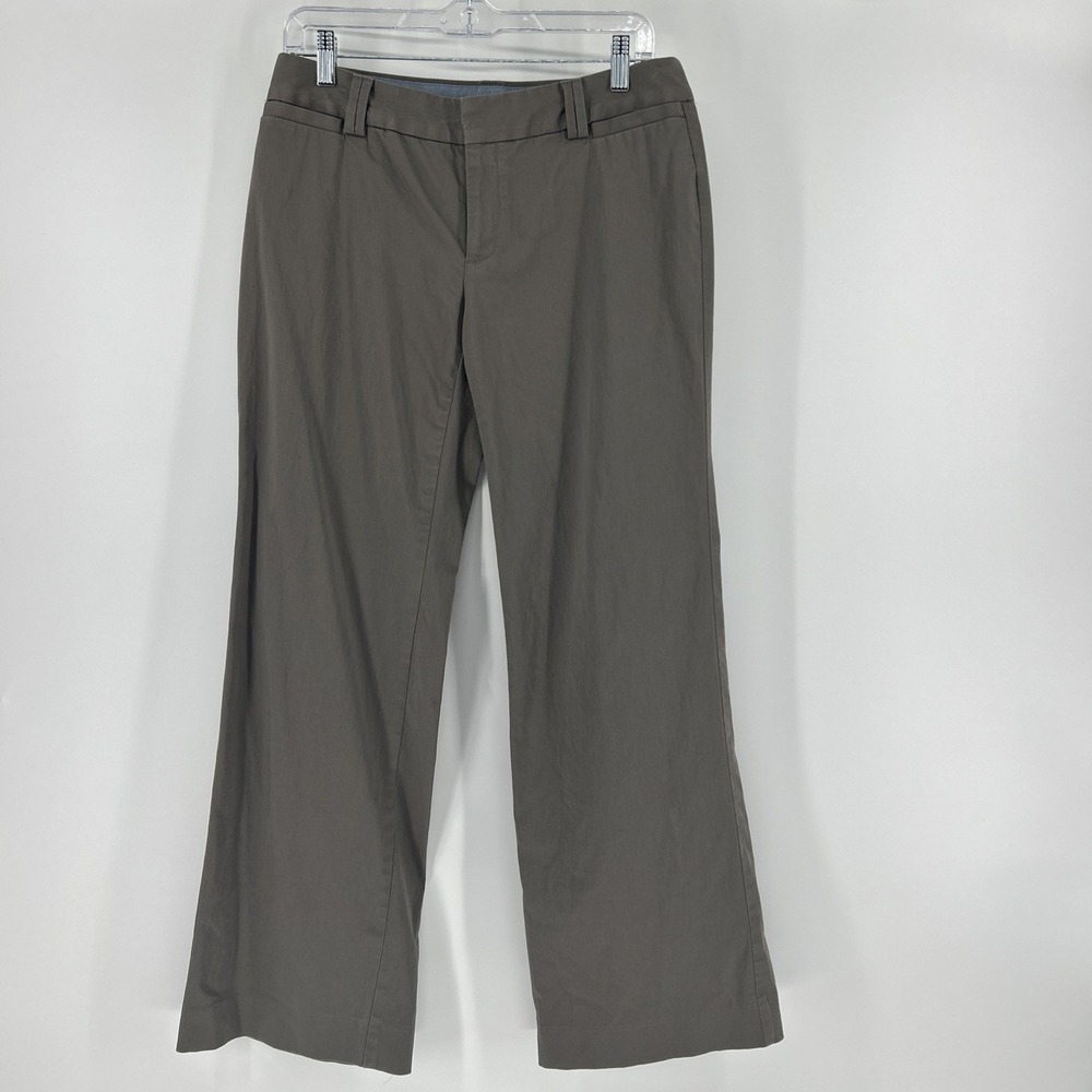 Banana Republic Chino Pants Women's 6P Logan Relaxed Fit Preppy Business Casual